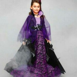 Girl Halloween Costume Bat Queen size 6
